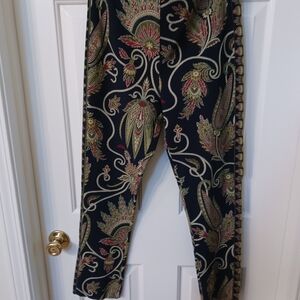 Gretchen Scott Designs Navy Paisley Pants